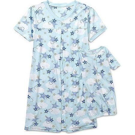 Maternity Nursing and Newborn Gown, 2-Piece Set