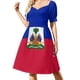thumbnail image 1 of Bandera de Haití Vestido vestidos damas verano vestido de verano diario, 1 of 8