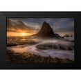 thumbnail image 2 of Howard Liu, Hao 24x17 Black Modern Framed Museum Art Print Titled - Sunset At Martins Beach After A Winter Storm, 2 of 5