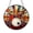 Acrylic 3.5 Inch, variant on Drum Kit Musical Window Hanging Suncatcher, Colorful Stained Glass Style Art for Home Studio Decor