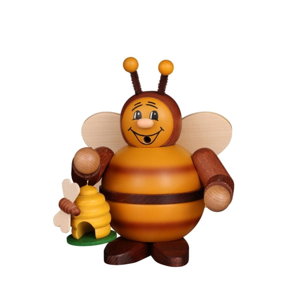 6" Vibrant Unique Christian Ulbricht Incense Smoker Bumblebee With Hive Figure
