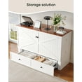 thumbnail image 6 of Puremind Queen Size Murphy Bed with Mattress, Murphy Cube Cabinet Bed with USB Charging Station and Large Storage Drawer, Murphy Chest Bed for Small Guest Room/Home/Office, White, 6 of 7