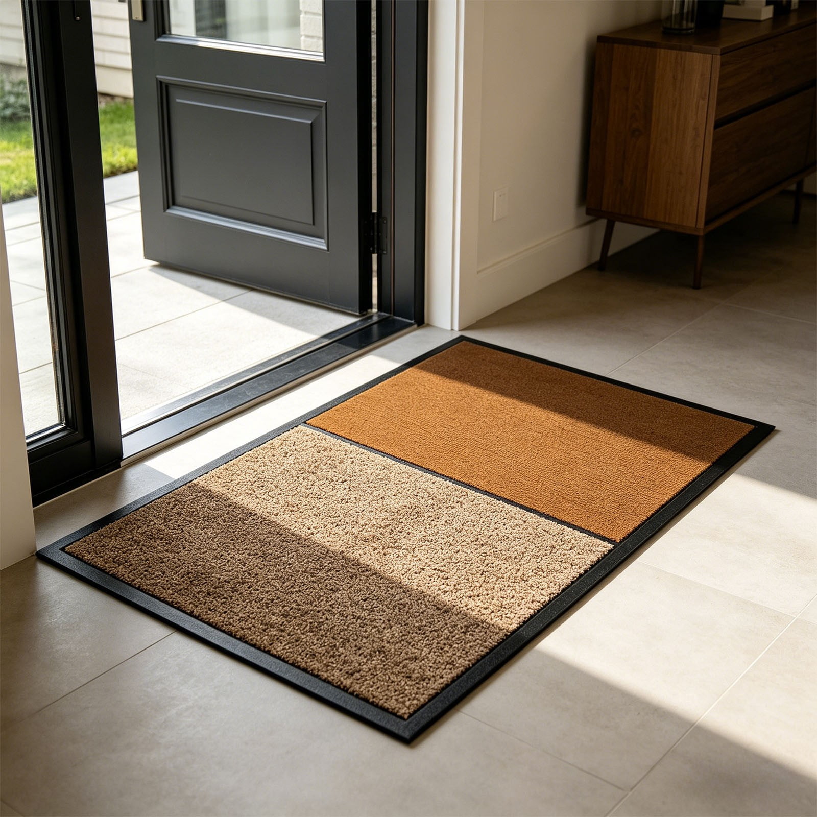 2 in 1 Disinfecting Sanitizing Floor Entrance Doormats, Wet Dry Shoe Mat, Disinfection Entry Rug Shoe Sanitizer, Indoor Outdoor Rug, Shoe Sole Cleaning Mat
