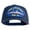 Navy, variant on USS Arizona BB 39 Blue Patched Solid Cotton Twill 5 panel Mesh Back Cap - Khaki OSFM