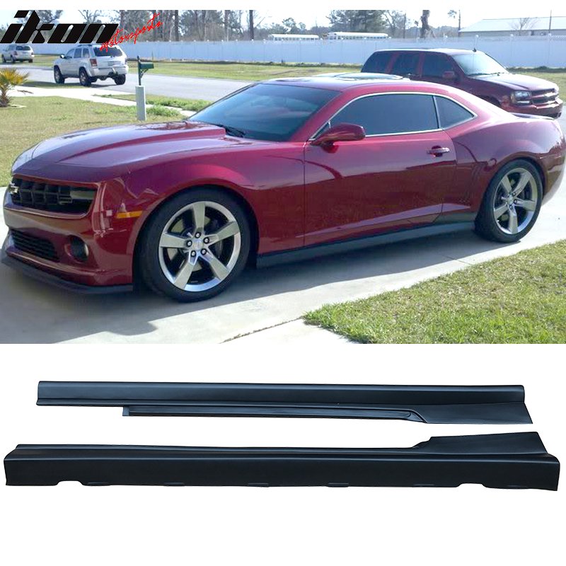 Compatible with 1015 Chevy Chevrolet Camaro ZL1 Style Side Skirt Rocker Panels Body Kit