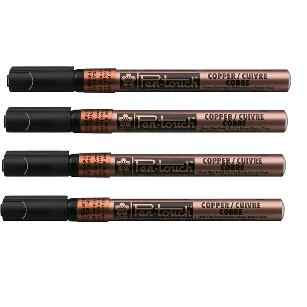 Marcadores de pintura Sakura Pen Touch punta fina 1,0 mm 4 unidades