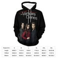 thumbnail image 2 of Vampire Diaries Casual Pullover Hoodie Unisex Hooded Sweatshirt Novelty 3D Graphic Long Sleeve Sweater with Pocket 3XL, 2 of 8
