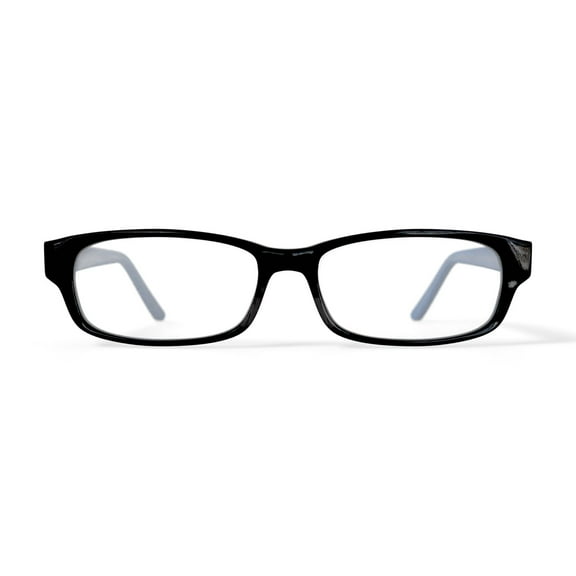 Hard Candy Women's HC03 Rectangular Prescription Eyeglasses with Case, Black