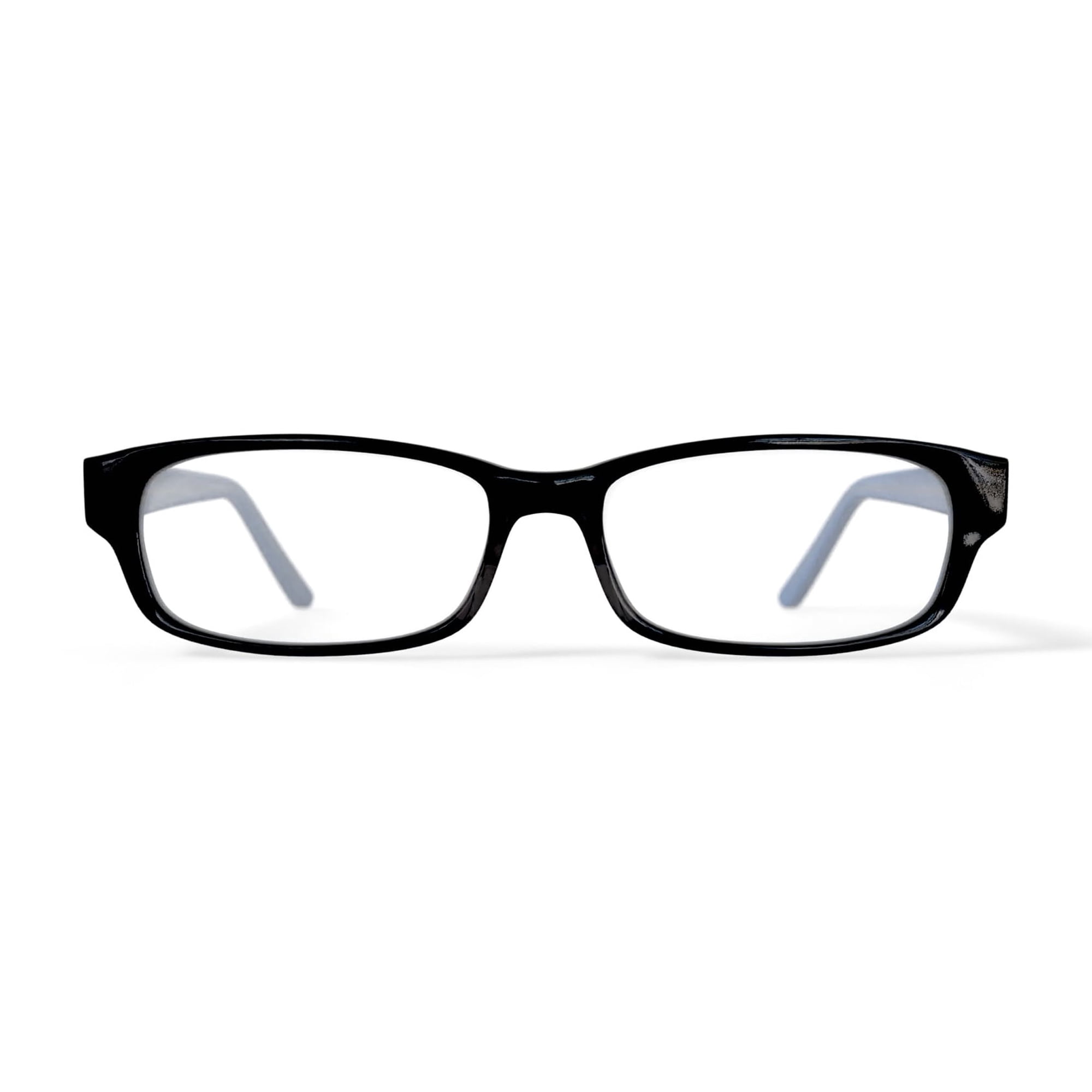 Hard Candy Women's HC03 Rectangular Prescription Eyeglasses with Case, Black