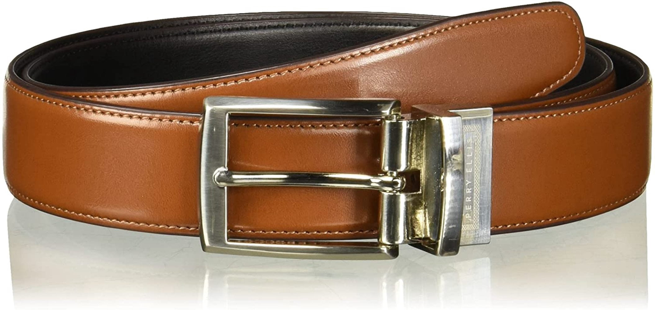 Perry Ellis Mens Portfolio Tan Amigo 