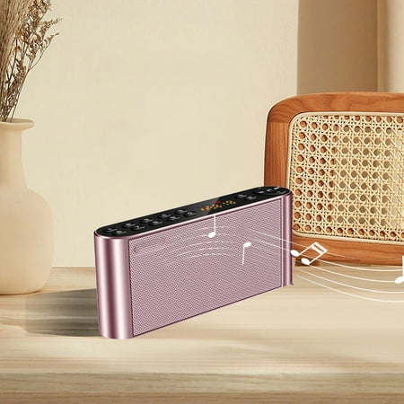 Hmsavn Bluetooth Speaker Bluetooth Audio Two Built-in Speakers HiFi Sound Quality Portable Subwoofer Wireless Radio Supports 3.5mm USB Flash Drive T-flash
