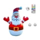 thumbnail image 1 of Papá Noel inflable navideño con control remoto, decoración para fiestas, diseño de festival, adorno iluminado para césped, jardín y hogar, 1 of 8