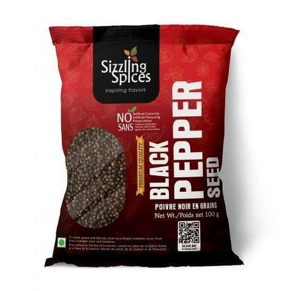 Whole Black Pepper - Sizzling Spices (100g)