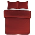 thumbnail image 4 of Legacy Decor Modern Red Microfiber Quilts, Queen - Breathable, 4 of 7