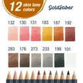 thumbnail image 5 of Faber-Castell Goldfaber Skin Tone Colored Pencils | Back to School Art Supplies | Blendable, Break-Resistant Cores for Sketching (12 Count), 5 of 6