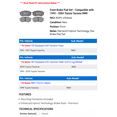thumbnail image 2 of Front Brake Pad Set - Compatible with 1995 - 2004 Toyota Tacoma RWD 1996 1997 1998 1999 2000 2001 2002 2003, 2 of 2