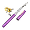 thumbnail image 1 of Fishing Rod Reel Combo Kit Set Mini Telescopic Portable Pocket Pen Fishing Rod Pole +, 1 of 8