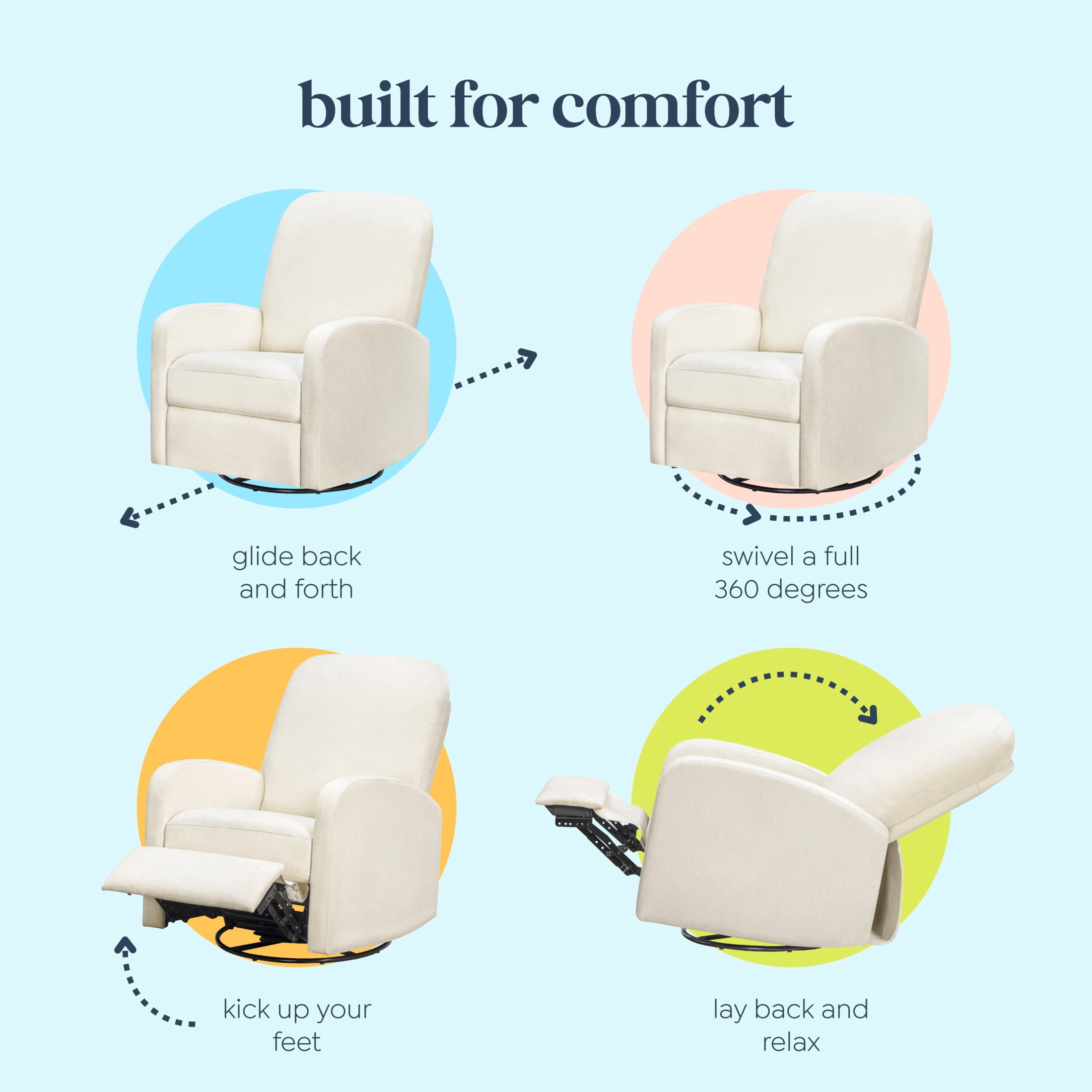 DaVinci Calder Swivel Recliner