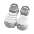 thumbnail image 2 of AURIGATE Clearance! Baby Non Slip Socks Toddler Baby Boys Girls Cute Fashion Stripe Hollow Out Breathable Soft Non-slip Toddler Shoes Socks, 2 of 4