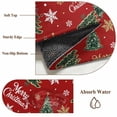 thumbnail image 6 of Large Area Rugs for Living Room Bedroom, Red Christmas 5'x8' Rug Washable Carpet Runner Indoor Outdoor, Xmas Tree Snowflake Stars Farmhouse Non Slip Floor Mats Rug for Kitchen, Bathroom, 6 of 8