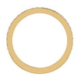 thumbnail image 4 of Stacking Two Row Round Cut Wide Diamond Wedding Band 0.81 CTW 14K Gold, 4 of 6