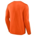 thumbnail image 3 of Men's Fanatics Orange Oklahoma State Cowboys Badging Long Sleeve T-Shirt, 3 of 3