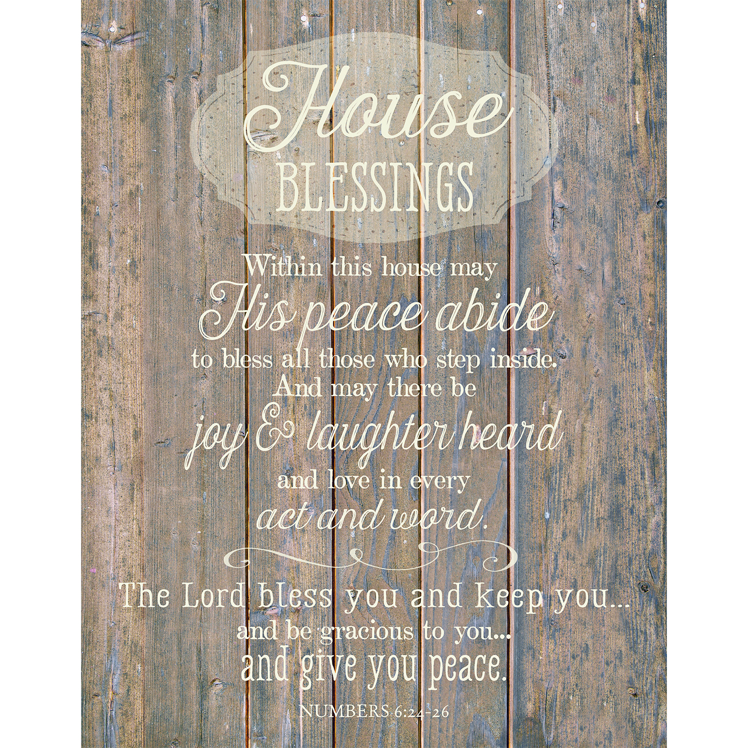 New House Blessing Quotes House Blessing Wood Plaque Inspiring Quotes 11.75" X 15" - Classy Vertical  Frame Wall Decoration | Keyhole For Hanging | Within This House May His  Peace Abide, To Bless All Those Who