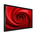thumbnail image 2 of Designart "Vortex Of Red Perpetual Pulse" Abstract Spirals Picture Framed Wall Art Living Room, 2 of 5