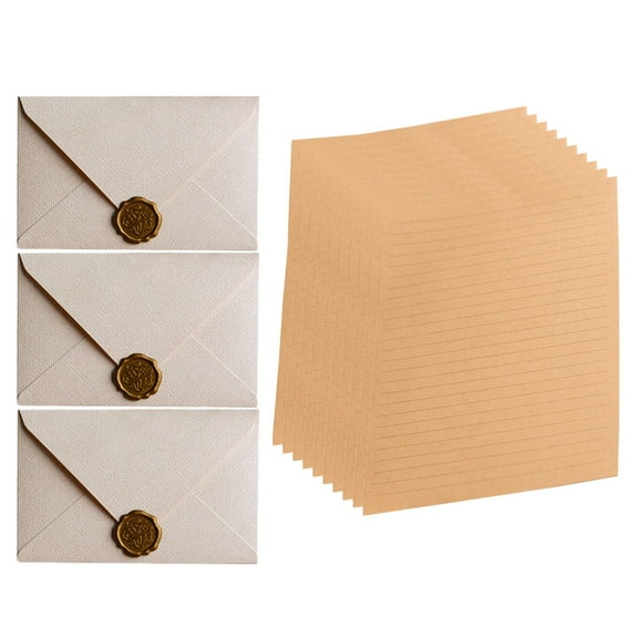 1 Set Letter Papers and Envelopes Writing Paper Packing Envelopes Diy Envelopes