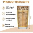 thumbnail image 4 of Pastor Appreciation Gifts,Pastor Gifts for Men Women,20oz Stainless Steel Tumbler,Pastor Appreciation Day Gifts,Thank You Gift for Pastor,Pastor Gift Ideas,Christmas Christian Gifts for Pastor, 4 of 6
