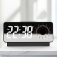 thumbnail image 4 of LED Dual Display Alarm Clock Temperature Detector Digital Clock for Kitchen Bedroom Travel Hotel, 4 of 5