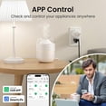 thumbnail image 4 of Mini Plug Compatible with Alexa and Google Home, WiFi Outlet Socket Remote, 4 of 5