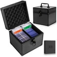 thumbnail image 1 of MIXPOET Graded Card Storage Box Case, Sports Trading Card Box - Baseball Cards Slab Case Fits PSA MTG CSG BGS SGC Top Loaders Magnetic Card Holder, Waterproof Carrying Collector Stora, 1 of 8