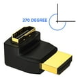 thumbnail image 3 of VCELINK HDMI Right Angle Adapter 90 Degree 270 Degree 3D 4K, 3 of 9