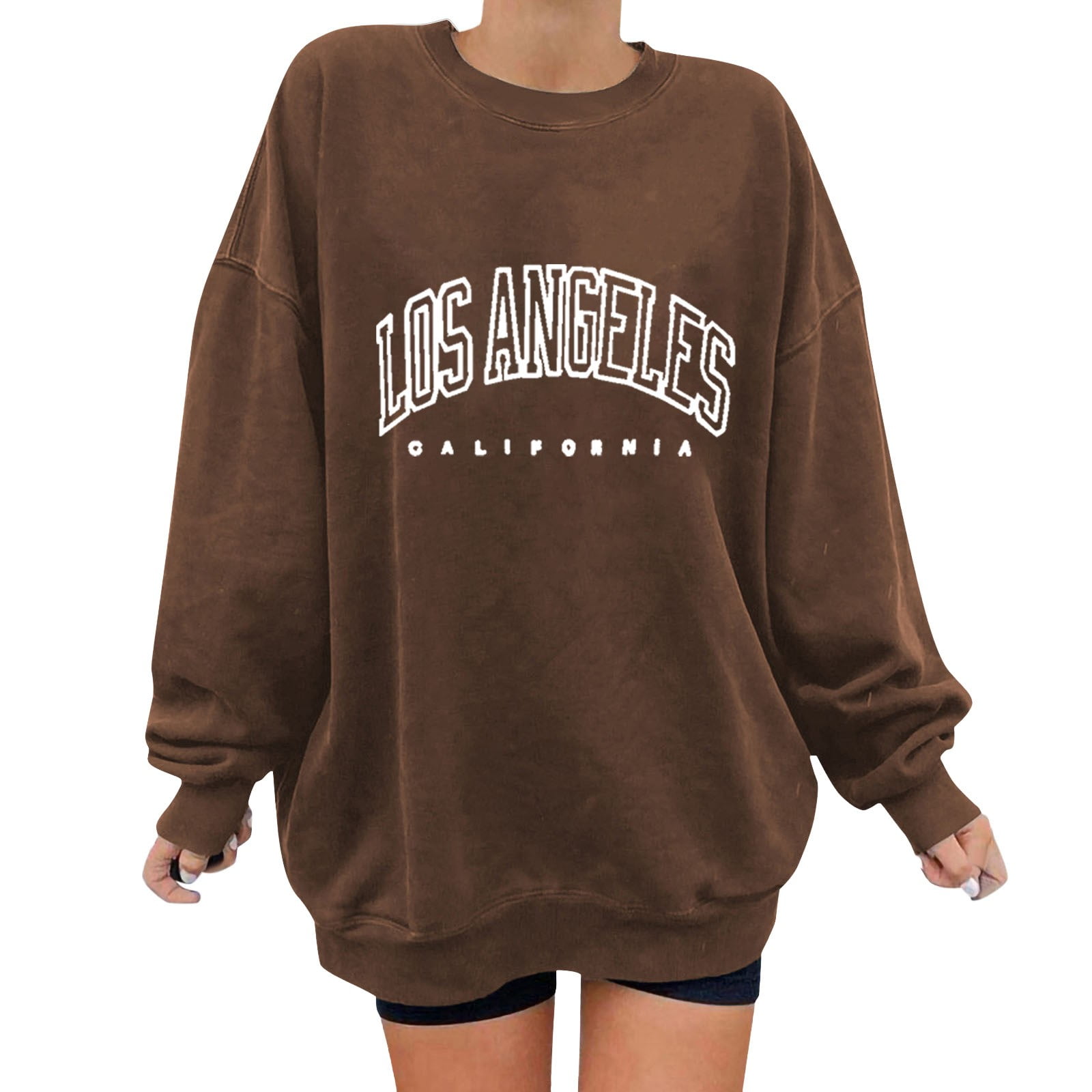 Distressed sweatshirt womens online