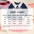 thumbnail image 7 of ZEHJUHAN Kids Girls 2-Piece Set Long Sleeve Letter Print Sweatshirt with Pleated Skirt School Style Wear Black，4Y, 7 of 7