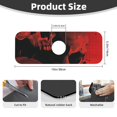 thumbnail image 2 of Sikiie Red And Black Abstract Skull Splash Guard for Sink Faucet-1 PC Super Absorbent Fast Drying Mat Sink Gadgets-Splash Guard for Kitchen, Sink Mat, 2 of 7