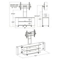 thumbnail image 7 of Versatile TV Stand w/Mount, Wheel and CD DVD Cabinet for 40-90 Inch TVs, 7 of 7