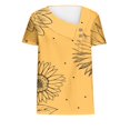 thumbnail image 3 of Top de Verano Mujeres Cuello en V Casual Manga Corta Primavera Y Top de Verano, Tops Cortos para Mujeres, 3 of 5