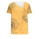 thumbnail image 5 of Top de Verano Mujeres Cuello en V Casual Manga Corta Primavera Y Top de Verano, Tops Cortos para Mujeres, 5 of 5