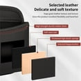 thumbnail image 5 of HOZVOMI Leather Car Storage Bag with Adhesive Backing - Central Control Organizer, Seat Gap Filler & Multi-Purpose Holder - Large Capacity, Velvet Lining, Charging Hole, Universal Fit for All Cars, 5 of 8