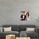 thumbnail image 5 of 1Pc Hanging Glass Photo Frame Transparent Specimen Clip Decorative Picture Frame, 5 of 6