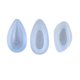 thumbnail image 1 of 2 3 Paquete de 3 Moldes de Silicona Colgantes con con Joyería de Agujero 2 piezas, 1 of 10