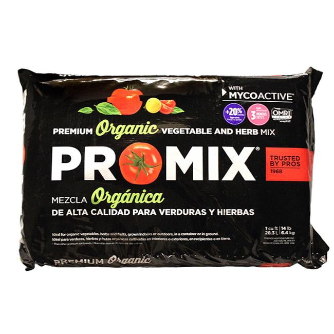 Premier 071917 1 cu. ft. Organic Vegetable & Herb Mix Garden Soil