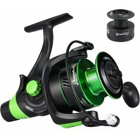Carp Fishing Reel 13+1 Stainless Steel BB Bait Feeder Reel for Freshwater and Saltwater