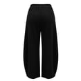 thumbnail image 4 of Luvrsol Womens Sweat Pants Casual Solid Wide Straight Leg Sweatpants Relaxed Fit Long Athletic Lounge Pants S-3XL, 4 of 8