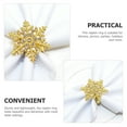 thumbnail image 4 of 4 Pcs Alloy Christmas Serving Utensils Napkin Rings Buckle Wedding Dinner Party, 4 of 6