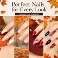 thumbnail image 4 of Beetles Fall Gel Nail Polish Set, Waltz of Leaves 36 Autumn Colors with Base Coat, Glossy, Glitter and Matte Top Coats and Nail Tools, 4 of 7
