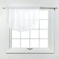thumbnail image 3 of Sheer Voile Ascot Valance, 60" x 24", White, 3 of 4