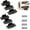 6pcs, variant on 12 Pack Quick Fitting Furniture Joint Bracket with Screws, Stainless Steel Furniture Connectors, 2-in-1 Locking Insert Shelf Brackets, for Beds, Tables, Shelves, Wardrobes